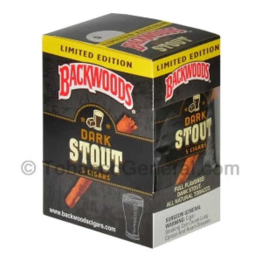Backwoods Dark Stout cigars pack, detail 2